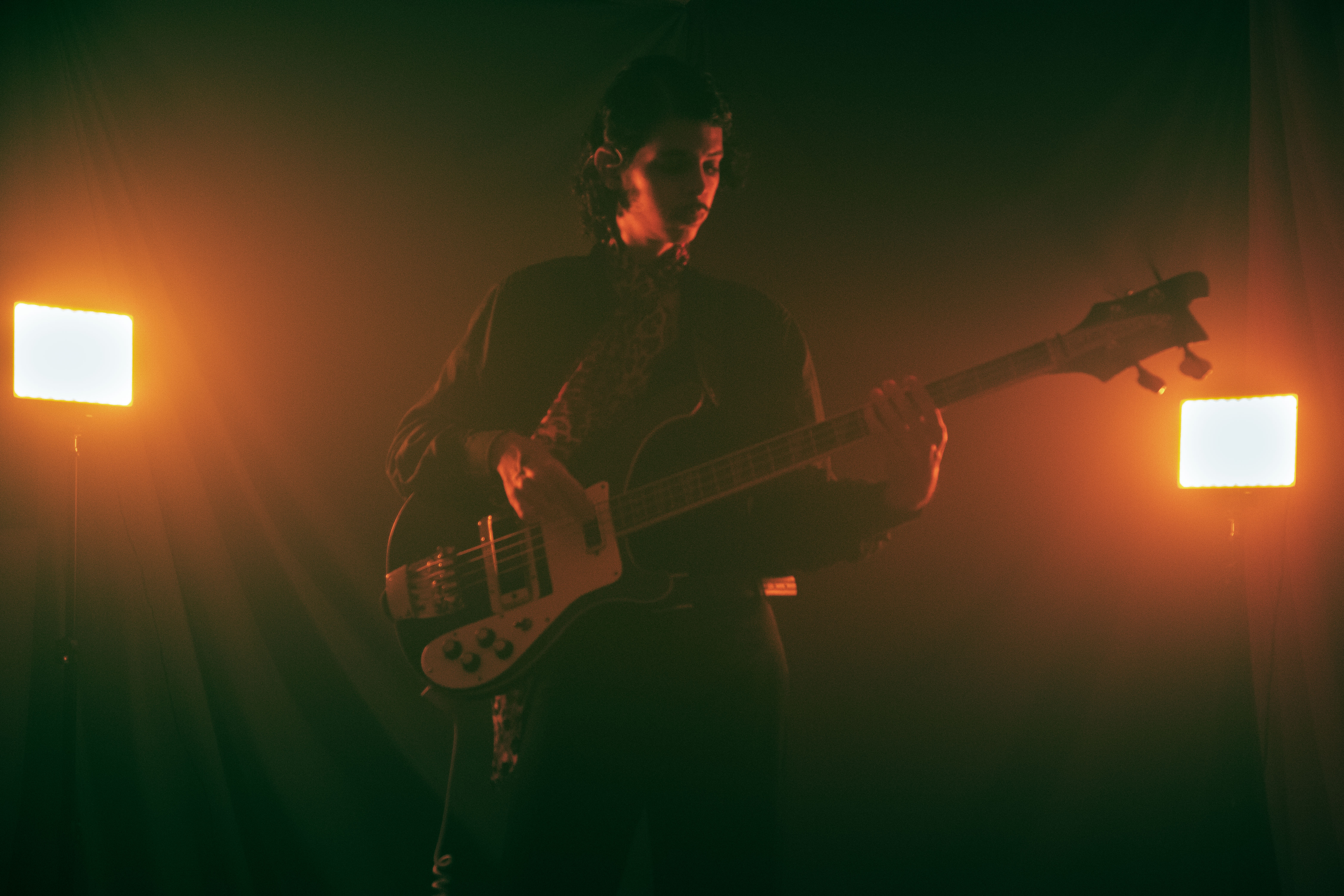 Pedro Salvador playing Bass by Cristal Luz